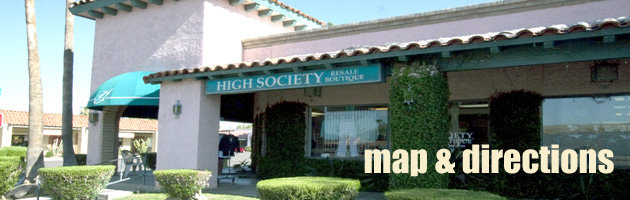 High Society Resale Boutique in Scottsdale Map Directions